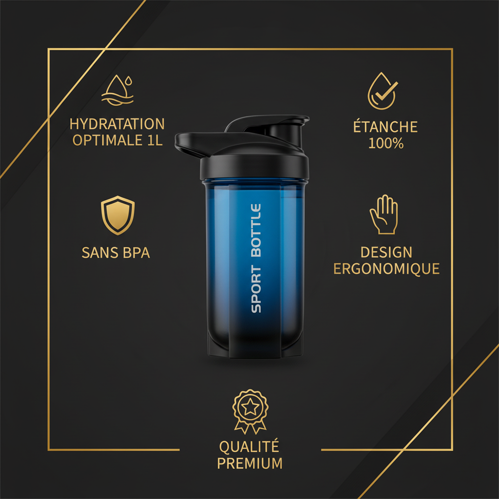 Infographie gourde sport premium